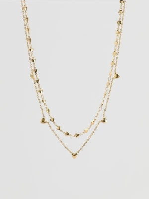 Reserved - Zestaw naszyjników z zawieszkami - złoty