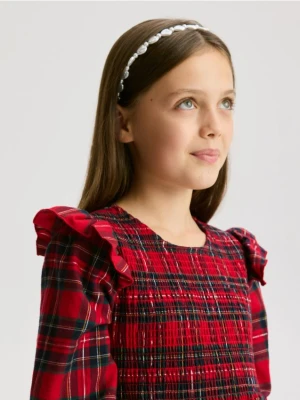 Zdjęcie produktu Reserved - Zestaw opaska i spinki - bordowy