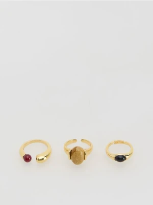 Reserved - Zestaw pierścionków - wielobarwny