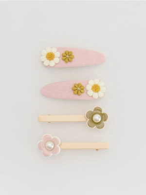 Reserved - Zestaw spinek do włosów 4 pack - wielobarwny