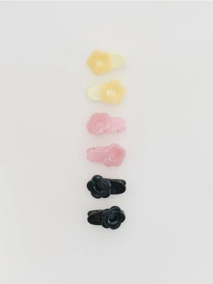 Reserved - Zestaw spinek do włosów 6 pack - wielobarwny