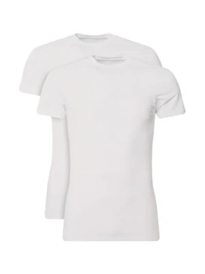 Resteröds Komplet 2 t-shirtów 27040 2 Biały Slim Fit