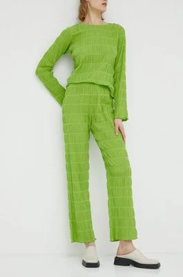 Résumé spodnie damskie kolor zielony Resume