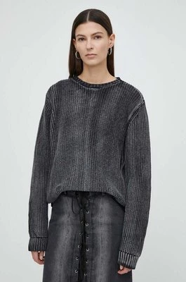 Résumé sweter bawełniany AtlasRS Knit Pullover Unisex kolor czarny 20371116 Resume
