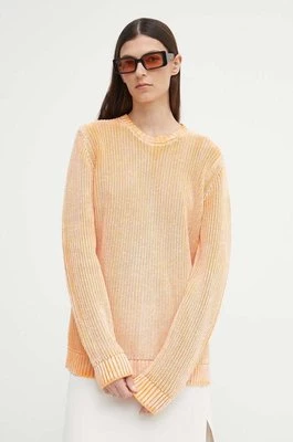 Résumé sweter bawełniany AtlasRS Knit Pullover Unisex kolor pomarańczowy 20371116 Resume