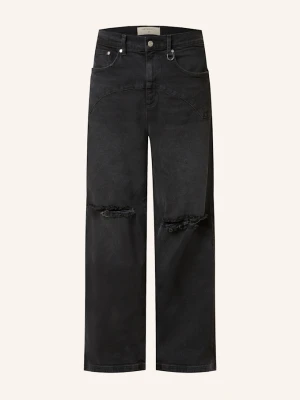 Reternity Jeansy Destroyed Baggy Fit schwarz WASHED BLACK