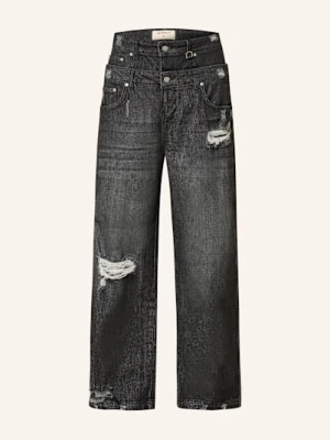 Reternity Jeansy W Stylu Destroyed Regular Fit schwarz