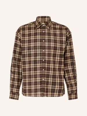 Reternity Koszula Flanelowa Somewhere Somehow Comfort Fit braun