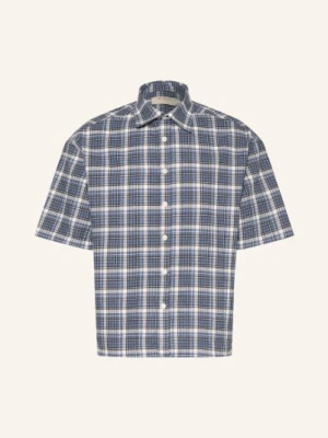 Reternity Koszula Z Krótkim Rękawem Comfort Fit Z Flaneli blau