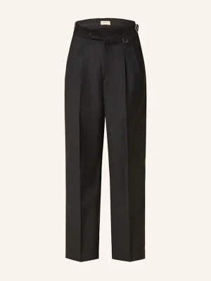 Reternity Spodnie Garniturowe Baggy Fit schwarz CZARNY