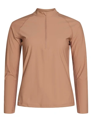 Rethinkit Koszulka funkcyjna "Verbier" w kolorze jasnobrązowym rozmiar: M