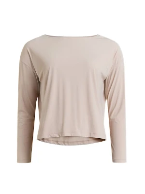 Rethinkit Koszulka funkcyjna "Vigga" w kolorze beżowym rozmiar: L