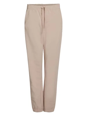Rethinkit Spodnie dresowe "Ibina" w kolorze beżowym rozmiar: XL