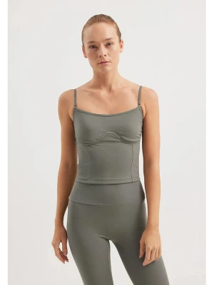 Rethinkit Top funkcyjny "True to body" w kolorze zielonym rozmiar: L