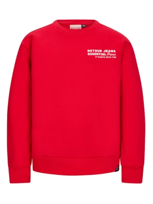 Retour Bluza "Borya" w kolorze czerwonym rozmiar: 170/176