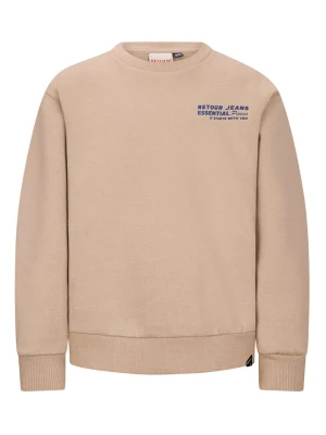 Retour Bluza "Borya" w kolorze jasnobrązowym rozmiar: 170/176