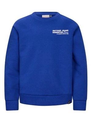 Retour Bluza "Borya" w kolorze niebieskim rozmiar: 122 / 128