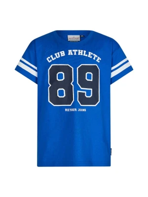 Retour Koszulka "Chester" w kolorze niebieskim rozmiar: 134/140