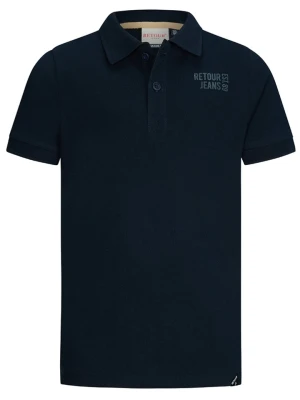 Retour Koszulka polo "Abram" w kolorze granatowym rozmiar: 140