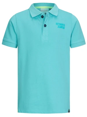 Retour Koszulka polo "Abram" w kolorze turkusowym rozmiar: 122/128