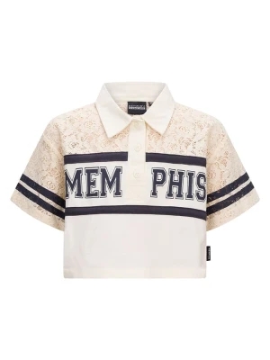 Retour Koszulka polo w kolorze kremowo-beżowym rozmiar: 146/152