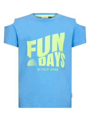 Retour Koszulka "Rosette" w kolorze błękitnym rozmiar: 158/164