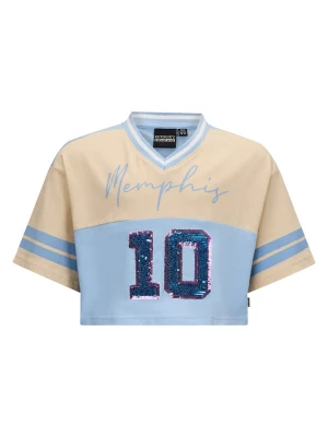 Retour Koszulka w kolorze beżowo-błękitnym rozmiar: 170/176