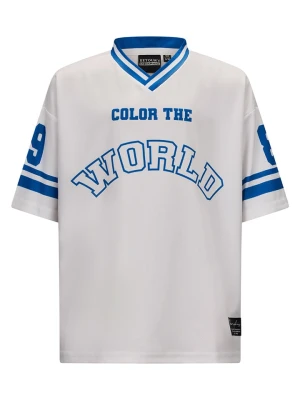 Retour Koszulka w kolorze niebiesko-białym rozmiar: 146/152