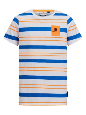 Retour Koszulka w kolorze niebiesko-pomarańczowo-białym rozmiar: 92