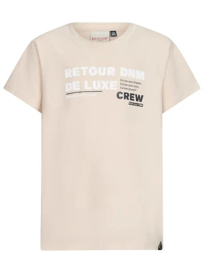Retour Koszulka "Zeb" w kolorze beżowym rozmiar: 176