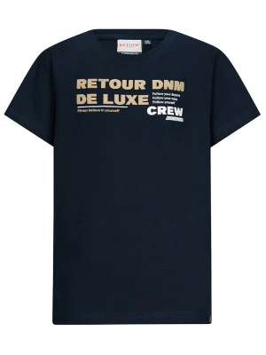 Retour Koszulka "Zeb" w kolorze granatowym rozmiar: 128