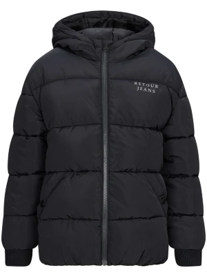 Retour Kurtka pikowana "Alrik" w kolorze czarnym rozmiar: 134/140