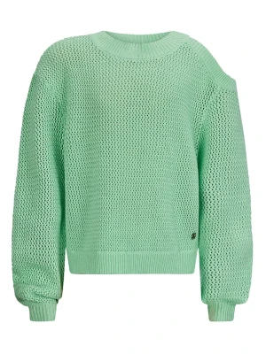 Retour Sweter "Deina" w kolorze zielonym rozmiar: 158/164