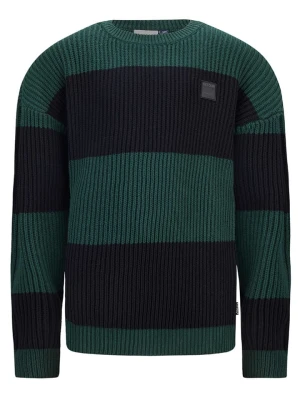 Retour Sweter "Flip" w kolorze zielono-czarnym rozmiar: 122/128
