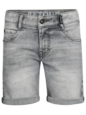 Retour Szorty dżinsowe "Brecht" w kolorze szarym rozmiar: 170
