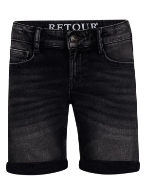 Retour Szorty dżinsowe "Loek" w kolorze czarnym rozmiar: 140