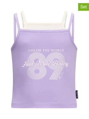 Retour Topy (2 szt.) w kolorze fioletowo-kremowym rozmiar: 158/164