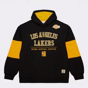 Retro Fleece Hoodie Vintage Los Angeles Lakers, markiMitchell & Ness, Bluzy, w kolorze czarny, rozmiar: