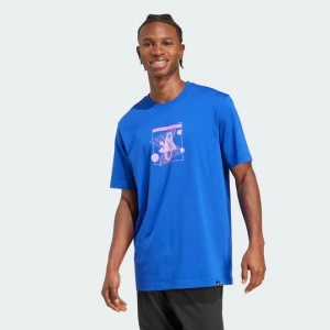 Retro Futurism Graphic T-Shirt Adidas Royal Blue