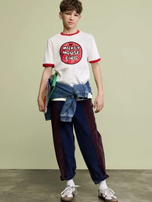 Retro koszulka Mickey™ Desigual biały
