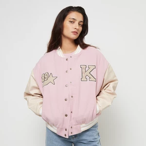 Retro Patch Star Logo OS College Jacket rose/light sand, marki Karl KaniApparel, w kolorze Różowy, rozmiar