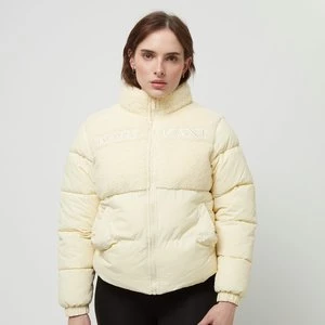 Retro Teddy Puffer Jacket, markiKarl Kani, Kurtki puchowe, w kolorze beż, rozmiar: