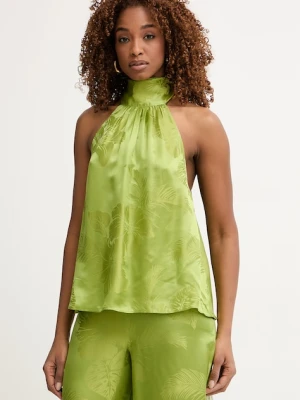 Retrofete bluzka damska z dodatkiem jedwabiu Martana