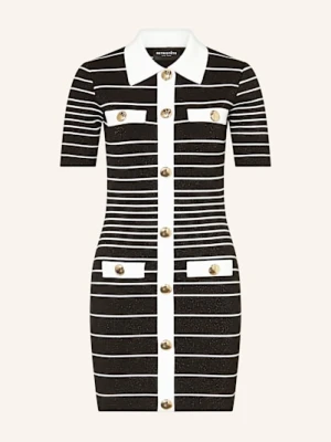 Retrofête Dzianinowa Sukienka Kiersten Z Błyszczącą Przędzą schwarz RETROFÊTE