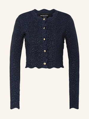 Retrofête Kardigan Dallys Z Błyszczącą Przędzą blau RETROFÊTE