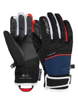 Reusch Rękawice narciarskie "Mikaela Shiffrin R-TEX® XT" w kolorze czarno-granatowym rozmiar: 4,5