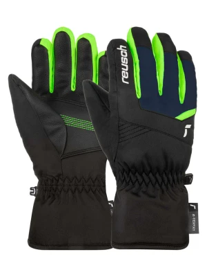 Reusch Rękawiczki funkcyjne "Bennet" w kolorze granatowo-zielonym rozmiar: 4