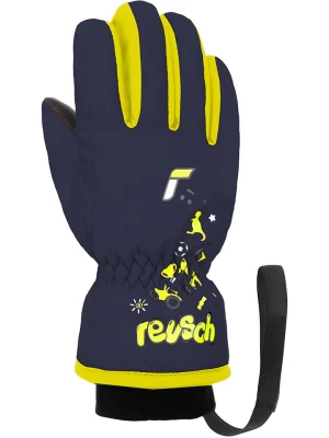 Reusch Rękawiczki funkcyjne "Reusch Kids" w kolorze żółto-granatowym rozmiar: 5/6