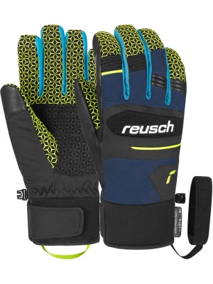 Reusch Rękawiczki funkcyjne "Scorpion" w kolorze czarno-niebiesko-żółtym rozmiar: 9