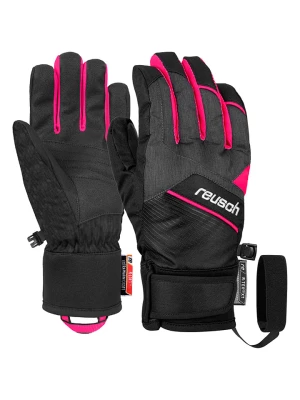 Reusch Rękawiczki narciarskie "Ferdi R-TEX® XT Junior" w kolorze różowo-czarnym rozmiar: 6